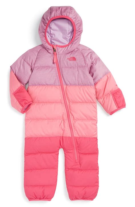 baby girl down snowsuit.